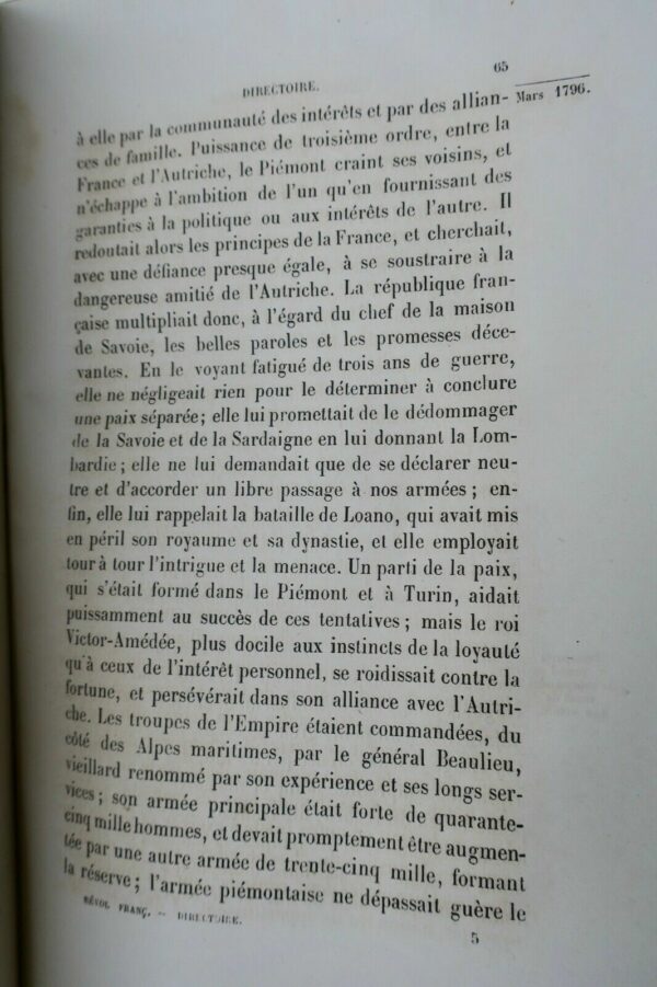 Directoire GABOURD  Histoire du Directoire 1860 – Image 5