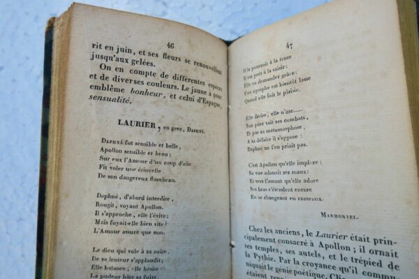 Emblême des Fleurs, ou parterre de flore 1828 64 x 105 mm. – Image 5