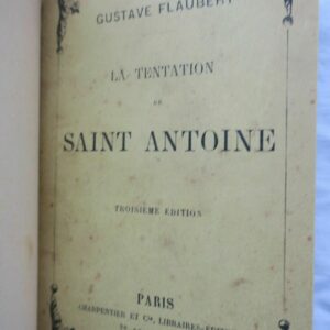 FLAUBERT LA TENTATION DE SAINT-ANTOINE Charpentier 1875
