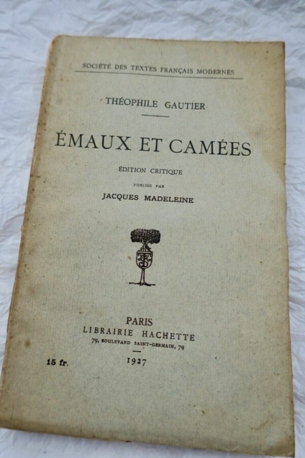 GAUTIER, Théophile Emaux et Camées 1927 – Image 4