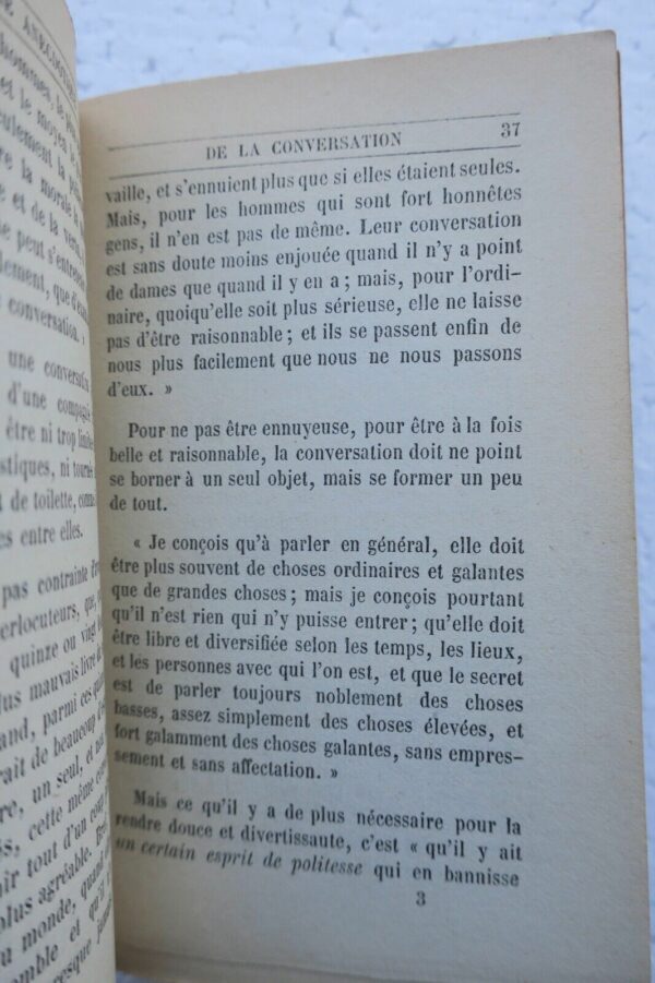 HISTOIRE DE LA CONVERSATION DESCHANEL 1859 COLLECTION HETZEL ET LEVY – Image 4