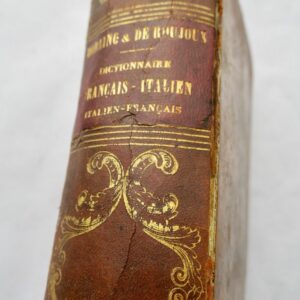 Italien Dictionnaire classique italien-français Français-italien 1843