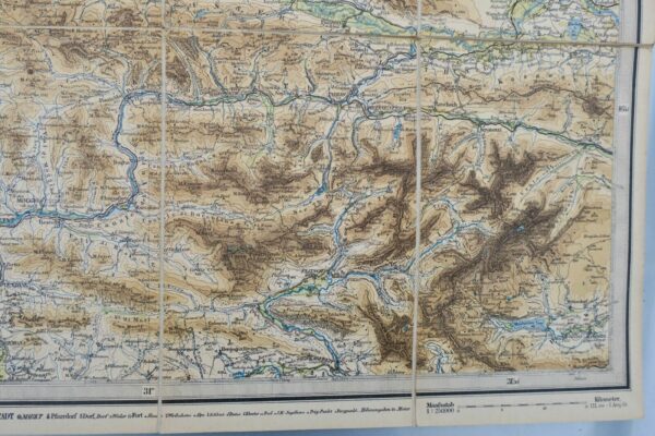 Karte der Ost-Tiroler-Alpen, Tauern & Dolomiten 75 x 51 cm 1/250000 – Image 6