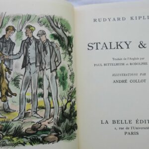 Kipling Rudyard STALKY & CIE illustré par Collot
