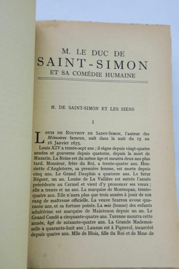 LA VARENDE M. le Duc de Saint-Simon et sa comédie humaine + dédicace – Image 10
