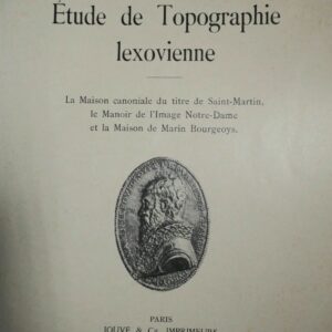 Lisieux étude de topographie lexovienne 1934