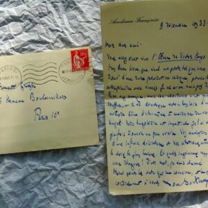 Louis Barthou lettre autographe
