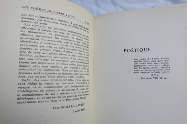 Louÿs Les poëmes de Pierre Louÿs Le Dantec – Image 10
