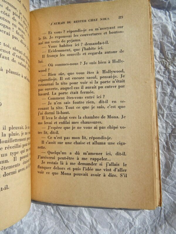 MAC COY J'aurais du rester chez nous Gallimard blanche – Image 3