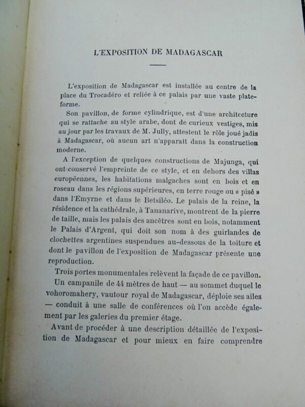 Madagascar exposition universelle de 1900 colonies et pays de protectorats – Image 11