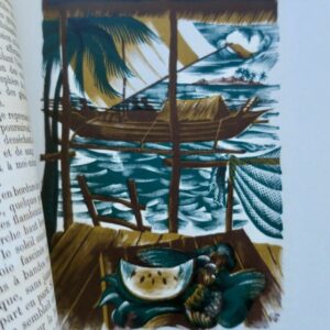 Maïmona. Bois gravés en couleurs de Georges Tautel, nté sur pur fil