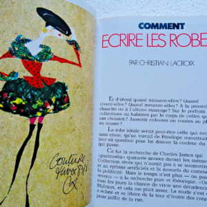 Mode Michel Boué Le roman de la robe