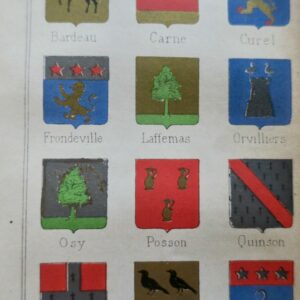 NOBLESSE BOREL d'HAUTERIVE Annuaire de la Noblesse de France 1882