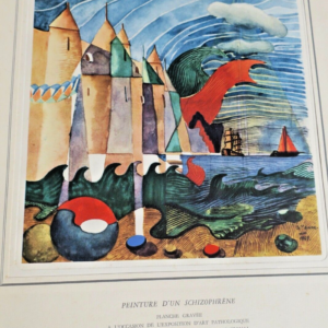 Peinture d'un schizophrène 1955