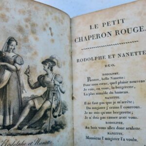 Petit Chaperon rouge Janet  1822 petit souvenir des Dames & calendrier