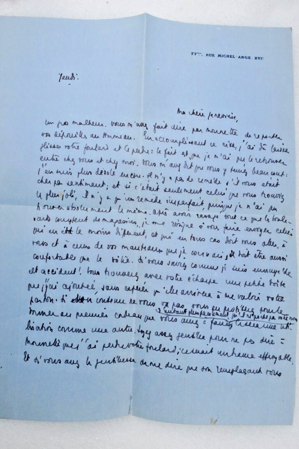 Pierre Brossolette  lettre autographes signée – Image 3