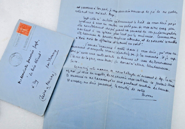 Pierre Brossolette  lettre autographes signée