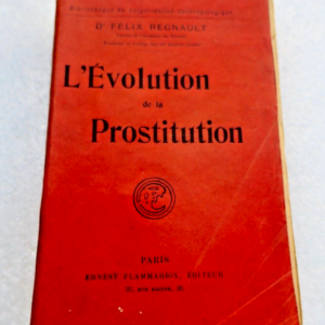 Prostitution évolution de la prostitution