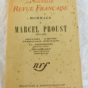 Proust Marcel Die Neue Zeitschrift Französisch Auf Velin 1923