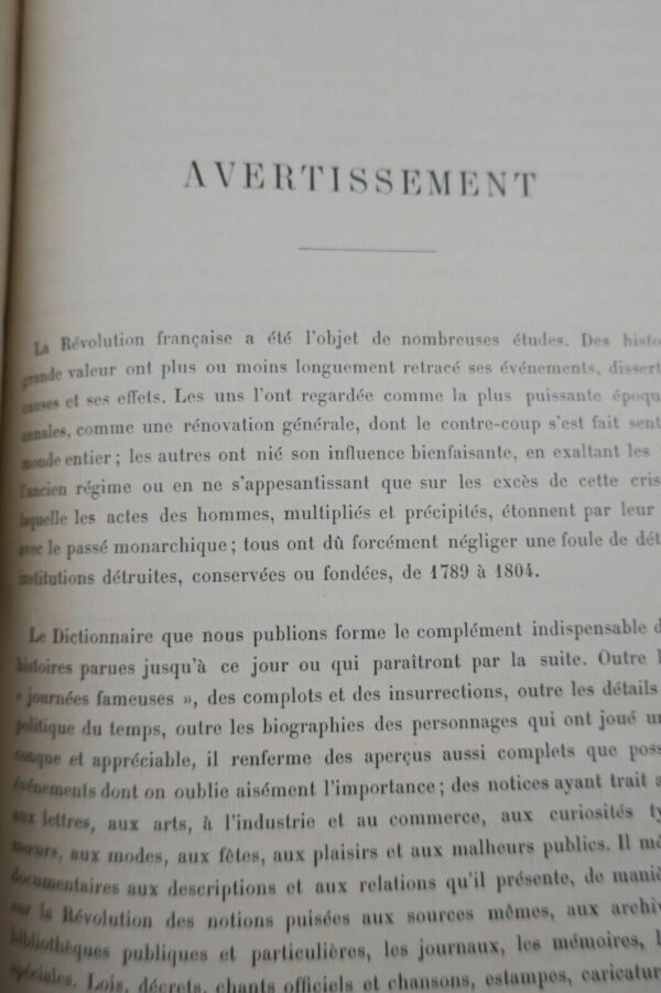 Révolution Dictionnaire de la Révolution Française 1893 – Image 9