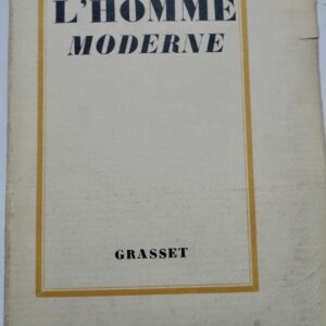 STROWSKI Fortunat L'homme moderne 1931 sur vélin nté