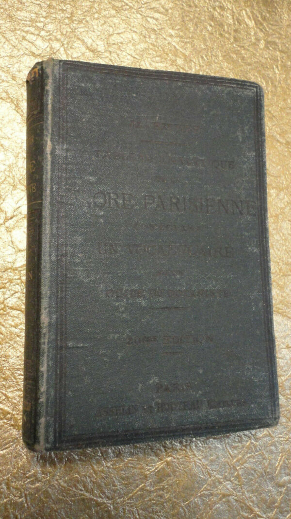 Tableau analytique de la flore parisienne 1885