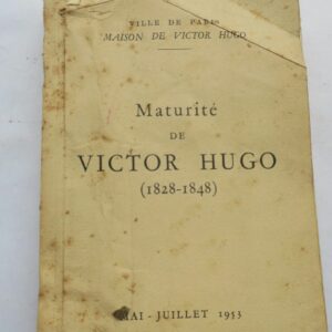 VICTOR HUGO Maturité de Victor Hugo (1828-1848)