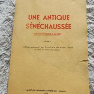 antique sénéchaussée Castermoron-d'Albret 1952