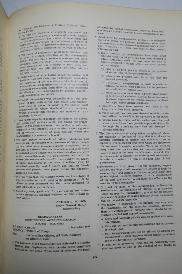 army CONAD COMPENDIUM european theater of operations U.S.A 1944... – Image 6