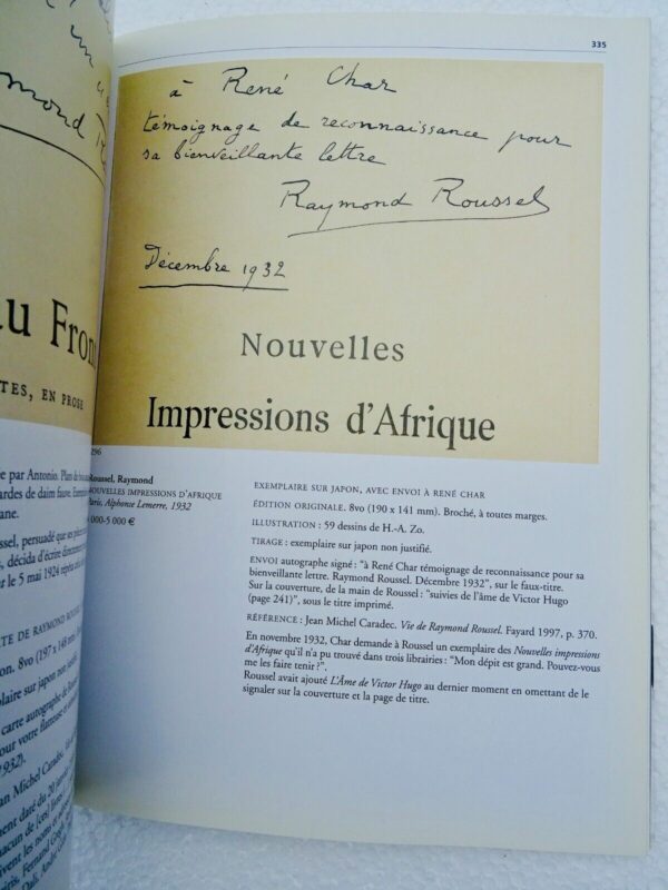 surréaliste Sotheby's Pierre Leroy, grands écrivains surréaliste 2002 – Image 4
