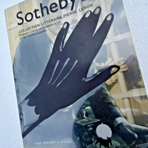 surréaliste Sotheby's Pierre Leroy, grands écrivains surréaliste 2002