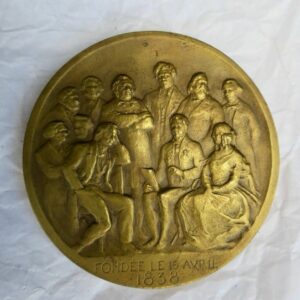 Académicien F. Gregh BRONZE 56 mm, 85 grs scté des gens de lettres 1948