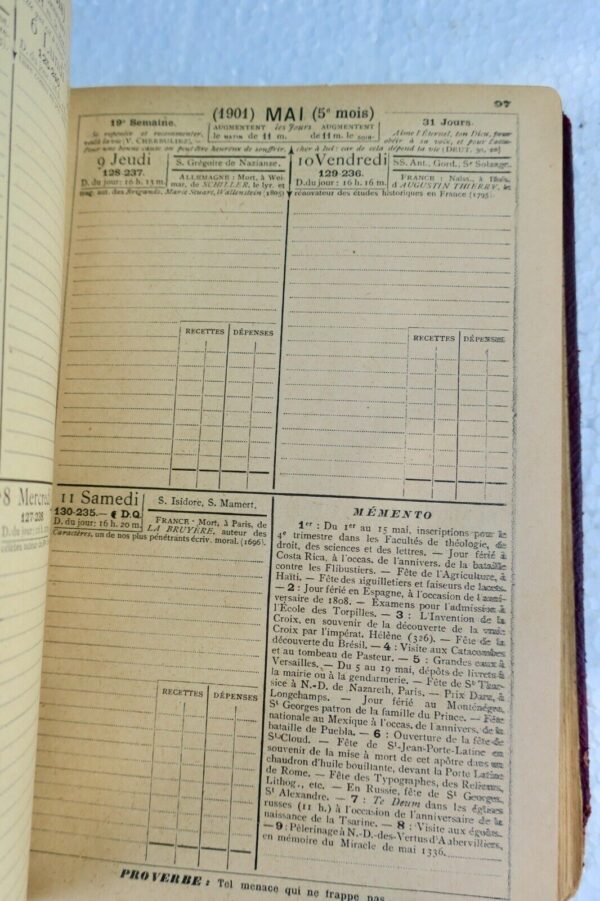Almanach hachette 1901 – Image 9