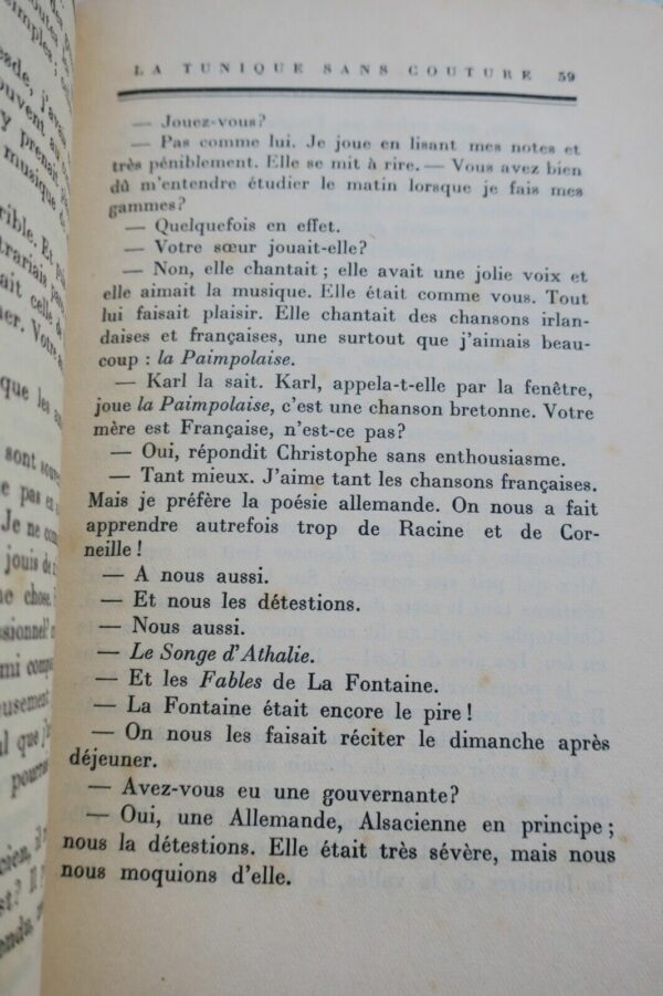 BARING (Maurice). La Tunique sans couture + dédicace – Image 6