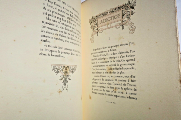 BARTET Causerie sur l'art dramatique 1903 ex. Anatole France – Image 8