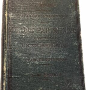 BAUTIER TABLEAU ANALYTIQUE DE LA FLORE PARISIENNE 1885