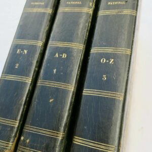 BESCHERELLE AÎNE M. Dictionnaire national 1857 en 3 volumes