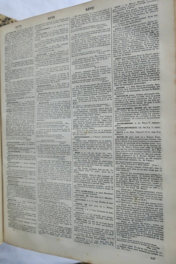 BESCHERELLE AÎNE M. Dictionnaire national 1857 en 3 volumes – Image 4