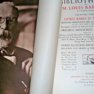 BIBLIOTHEQUE DE M. LOUIS BARTHOU DE L'ACADEMIE FRANCAISE
