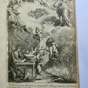 BOILEAU NICOLAS  OEUVRES DE M. BOILEAU 1735