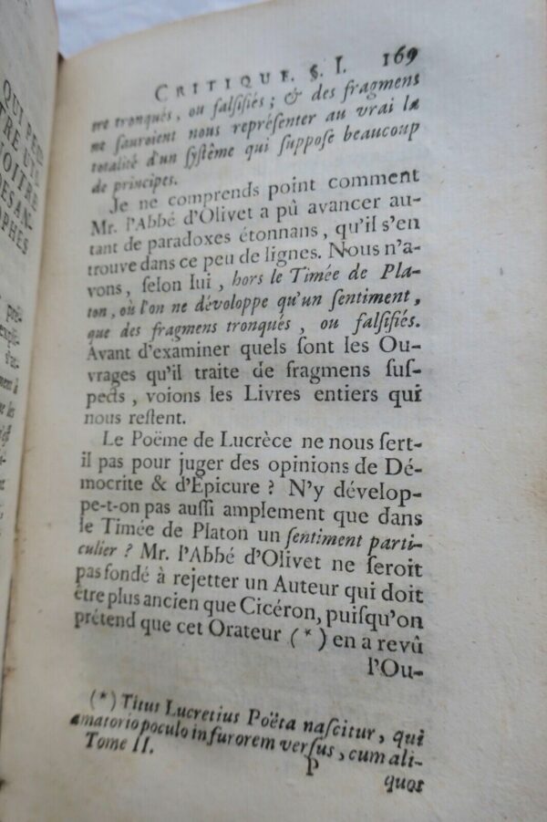BOYER D'ARGENS Jean-Baptiste Marquis de La philosophie du bon sens 1747 – Image 6