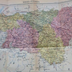 Basque 64 JOANNE Adolphe Géographie du département des Basses Pyrénées 1903