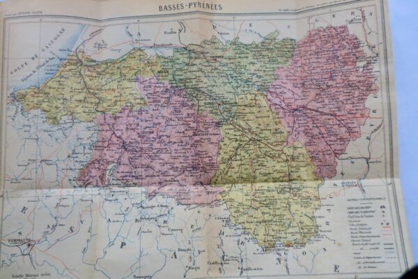 Basque 64 JOANNE Adolphe Géographie du département des Basses Pyrénées 1903