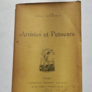Blémont, Émile (1839-1927) Artistes et penseurs + dédicace