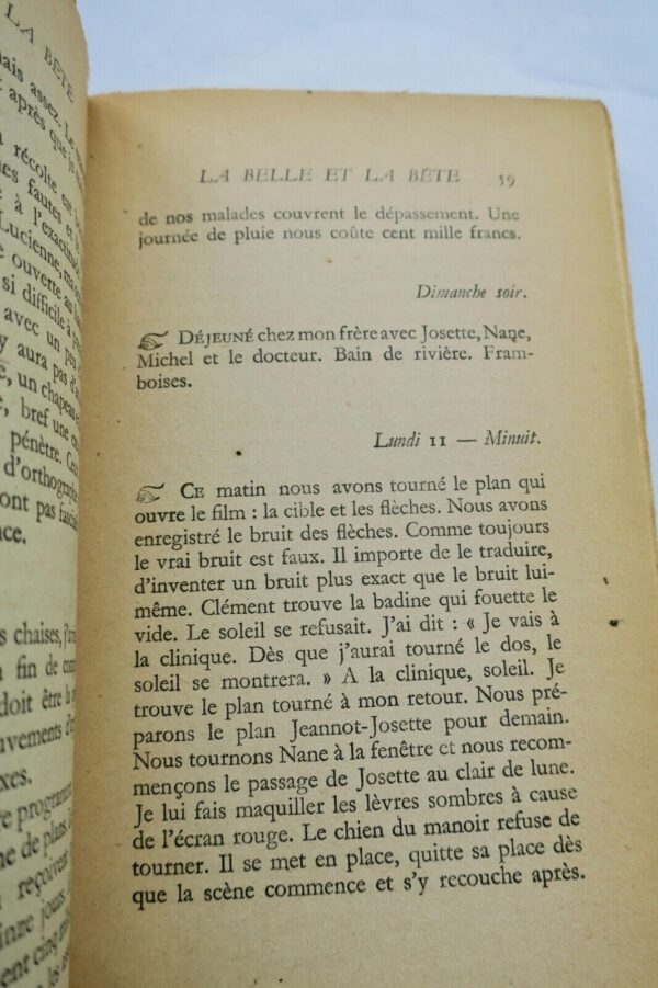 COCTEAU (Jean). La Belle et la bête. Journal d'un film 1946. – Image 11