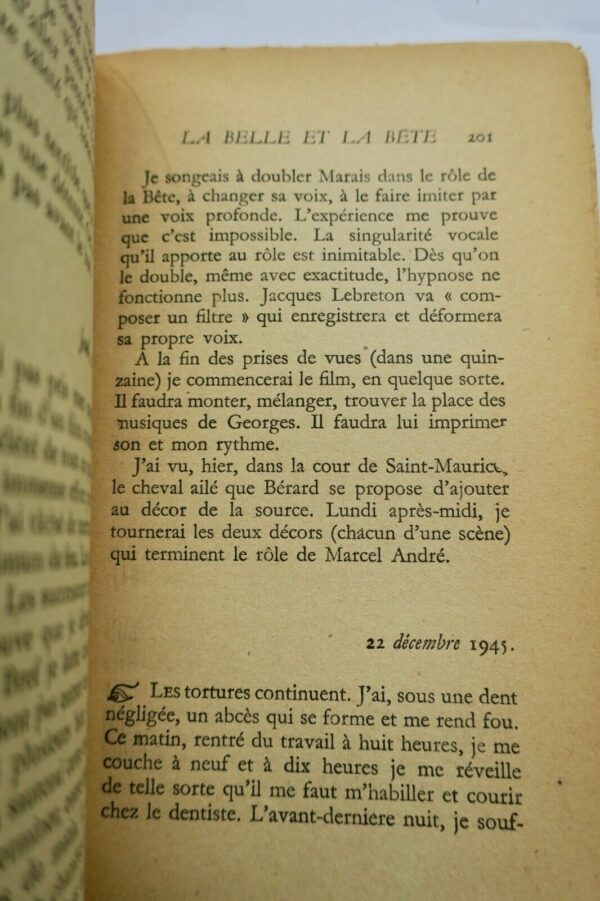 COCTEAU (Jean). La Belle et la bête. Journal d'un film 1946. – Image 5