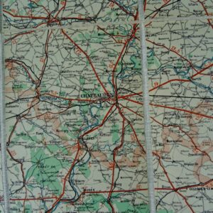 Carte Taride, Routière N°8 : Paris, Orléanais