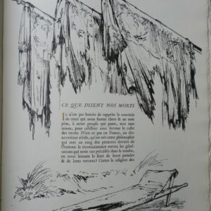 Ceux que disent nos morts 1916 Anatole France ill-Bernard Naudin