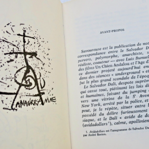 DALI Salvador : Lettre ouverte à Salvador Dali