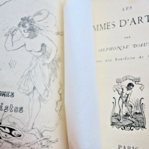 DAUDET Alphonse: Les femmes d'artistes 1876